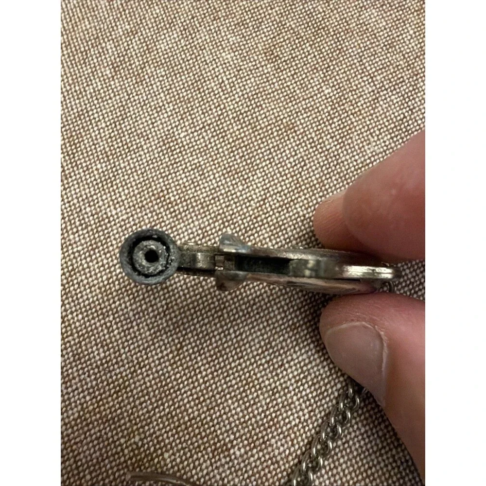 vintage Molgora Mignonnette miniature toy cap gun keychain Italy Works!